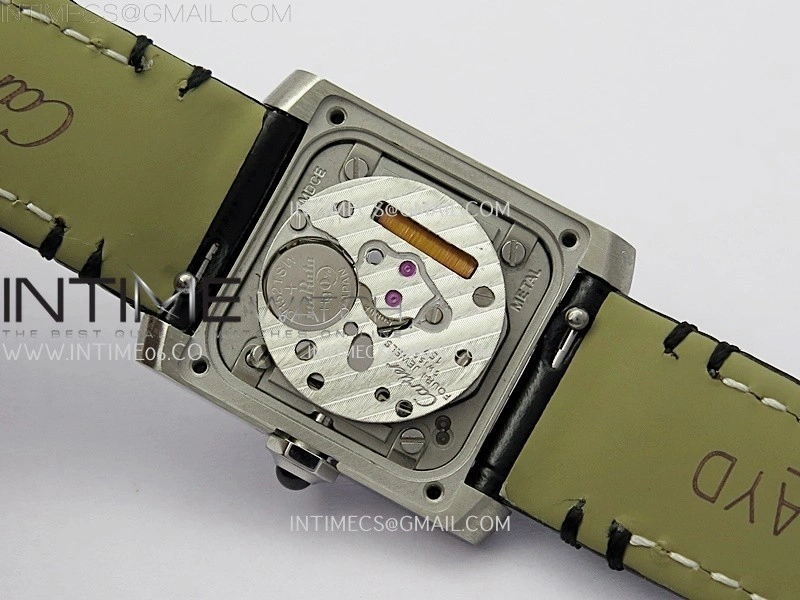 Tank Francaise Ladies 21.2mm Diamond Bezel SS 8848F 1:1 Best Edition Silver Dial on Black Leather Strap Ronda Quartz V2
